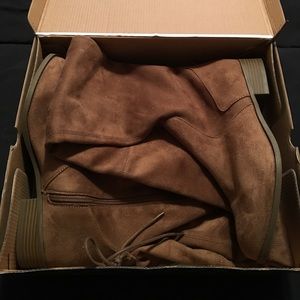 Ana Pixie Suede Knee High Boots